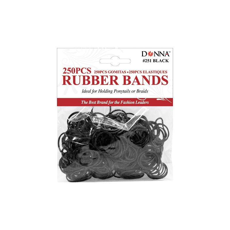 LOOKS LARGE ELASTIC RUBBER BAND BLACK 100 PCS – Taylor Made Beauty Supply